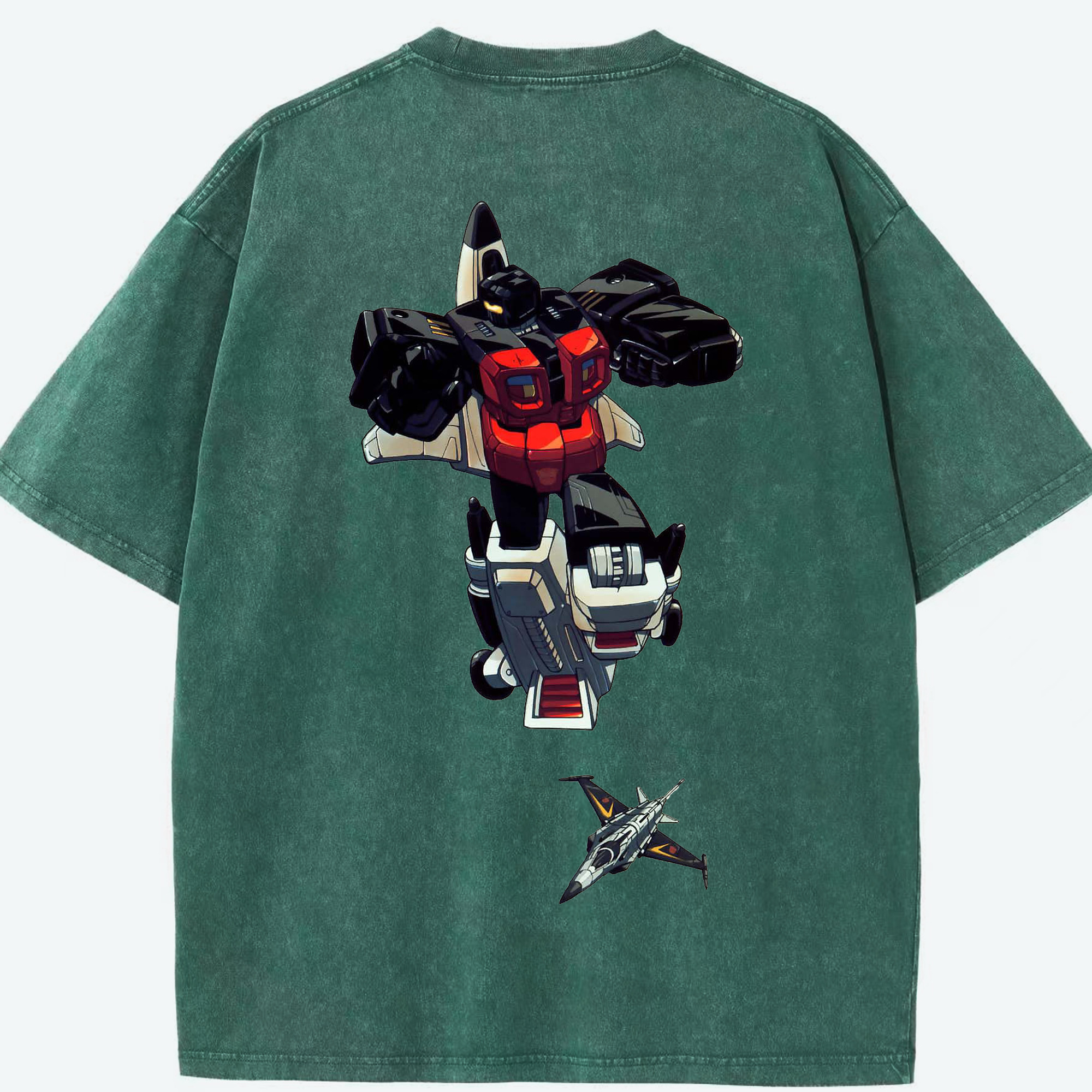 （画像用）  綿100% ヴィンテージ風 半袖Tシャツ（背面プリント）